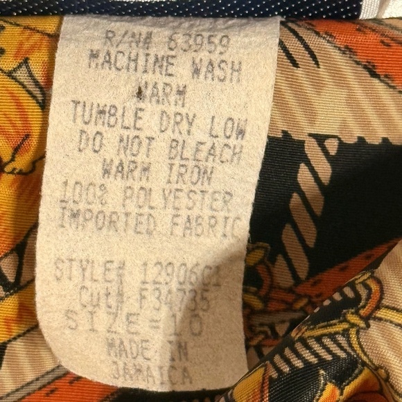 Impressions Vtg Style Women’s Top/Blazer Size 10 Long Sleeves Padded Shoulders - Picture 6 of 16